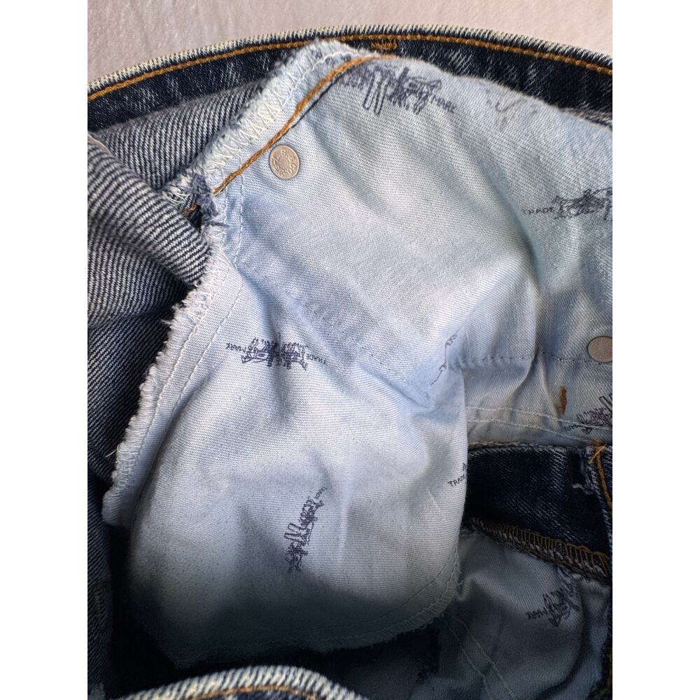 Vintage 80s Levis White Tab Acid Wash Pleated High Waist Jeans Made in USA W30 - Picture 13 of 14